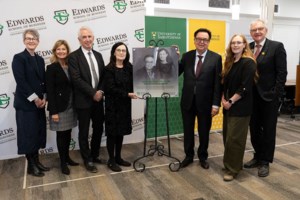 Bernie Slogotski and Thedra Hunt support entrepreneurship