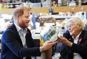 Prince Harry says visiting Canadian veterans is the highlight of his Toronto trip