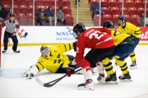 Sask players hit scoresheet as Canada Red, Canada White advance to World U17 Challenge semifinals