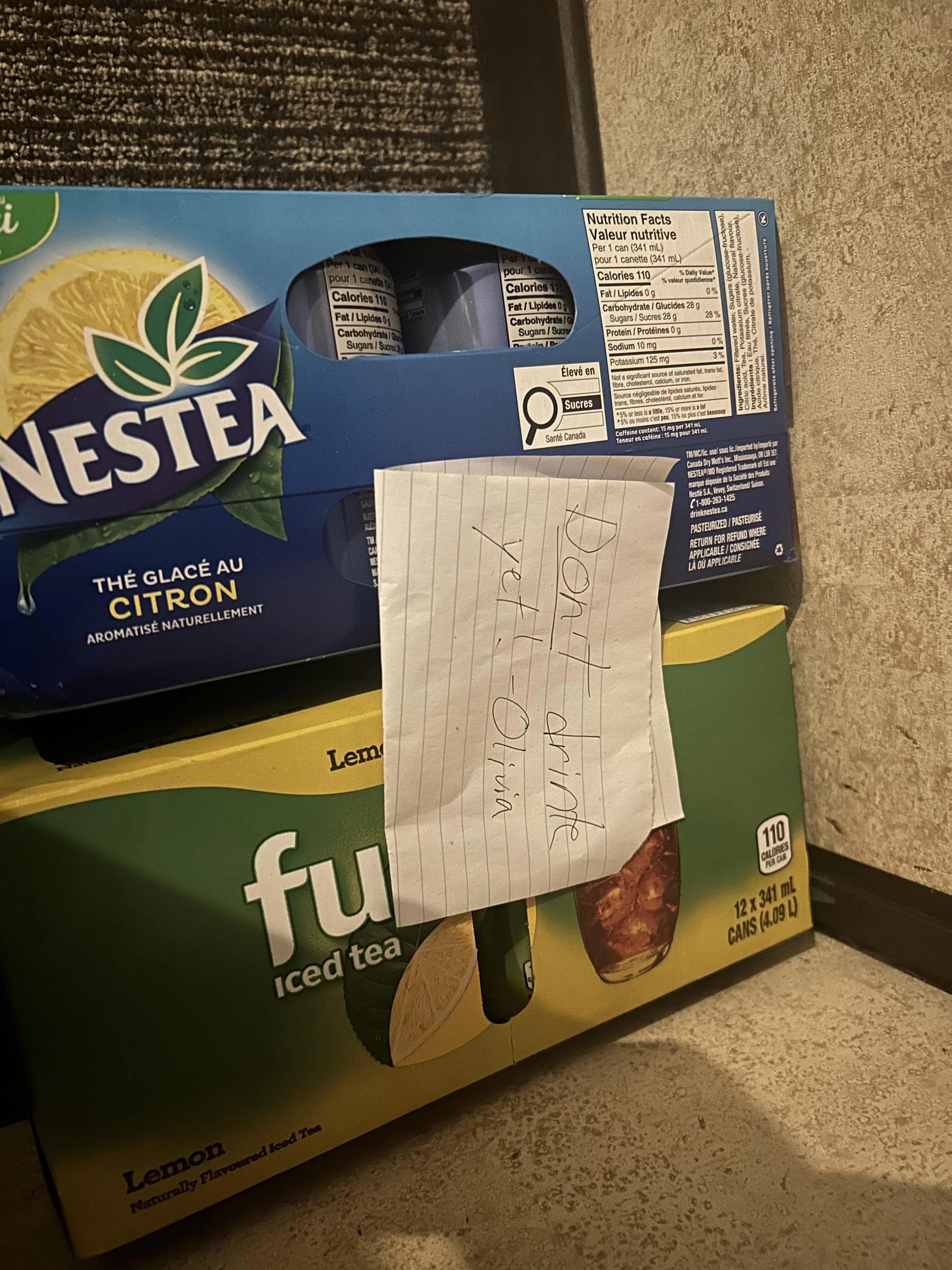 Don’t Drink …. ?