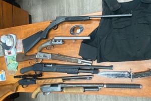 Loaded guns, drugs and cash from hidden compartments seized in RCMP traffic stop