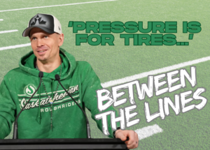 Between The Lines: Saskatchewan Roughriders’ QB Trevor Harris believes ‘pressure is for tires’