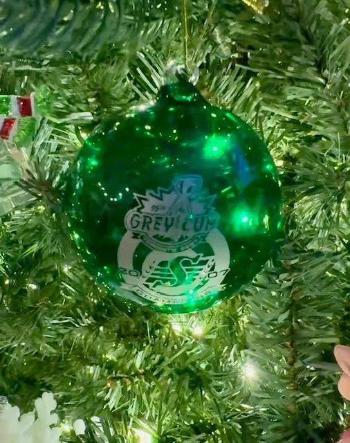 Christmas & Grey Cup In Our Home