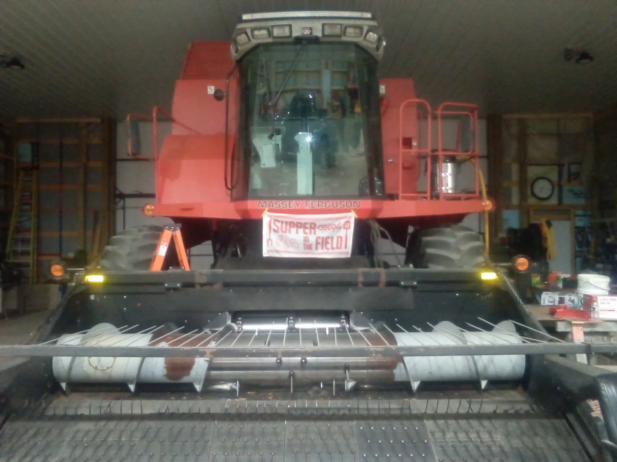 The Massey Looks Sharp With GX94 Supper In The Field Flags