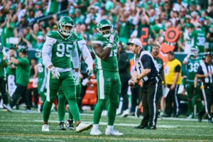 ‘I feel like people got to the party late’: Riders' LB A.J. Allen reflects on career-best CFL season
