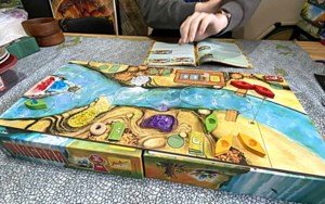 The Meeple Guild: Don't go over the falls as you collect gems