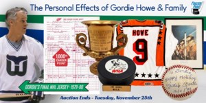Howe family auction offers rare pieces from Mr. Hockey’s storied career