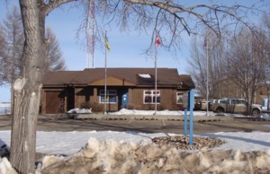 Powerlines downed after tractor collision, driver trapped