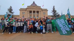Riders bring the Grey Cup home in epic Regina celebration