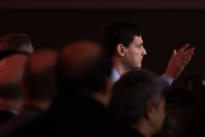 Eby promises business leaders to 'go to the wall' to protect private property