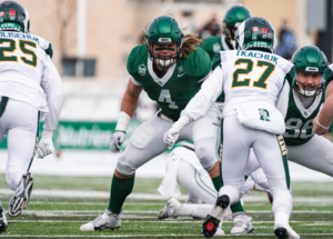 Huskies’ LB, Saskatchewan Roughriders CFL Draft pick Seth Hundeby claims U Sports Presidents' Trophy