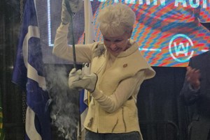 "I was so excited": Lt. Governor burns the brand to start Agribition