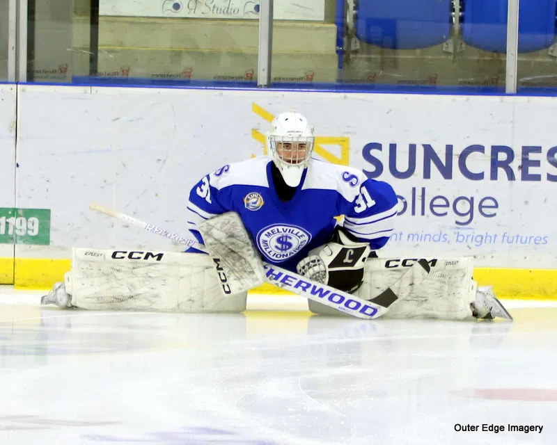 Melville netminder Matt Spencer-Dahl earns second straight SJHL MVP of the Week