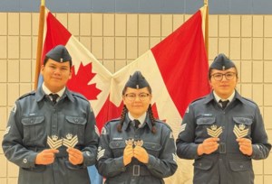 Three Kamsack air cadets promoted