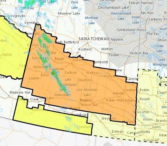 Blizzard warning issued for areas of the province