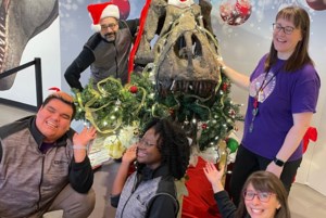 A very T. rex Christmas: Scotty and friends bring holiday fun to the RSM
