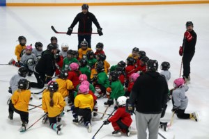 Young hockey players take to the ice Canora at U7 Jamboree