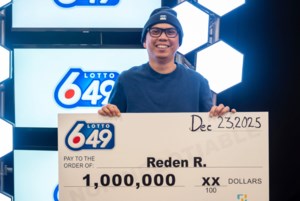 Diapers, formula… and a million bucks: Saskatoon dad hits the lottery big
