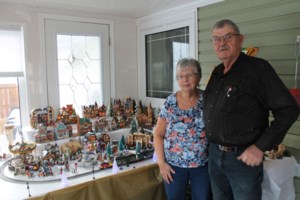 A gift gone gloriously out of control: Redvers couple builds a Christmas world
