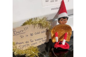 Elf on the Shelf says goodbye for another year
