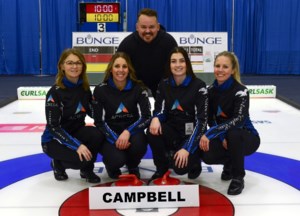 Jolene Campbell, Ashley Thevenot tied for first with four wins at women's provincial curling championship