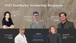 Five students receive SaskBarley scholarships