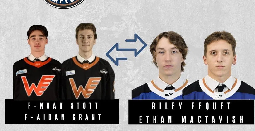 Swan Valley Stampeders deal two 20 year olds to the Winkler Flyers