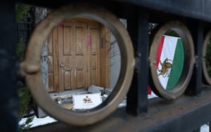 Police say person arrested following anti-regime protest at Iran’s empty embassy