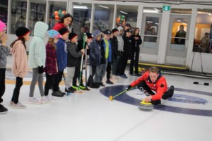 Olympic-bound Team Jacobs inspires young curlers in Weyburn
