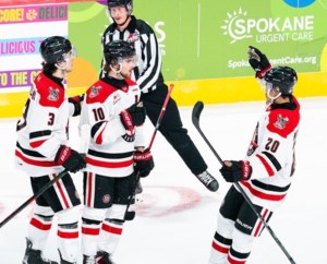 Gage Nagel scores winner as Moose Jaw Warriors down Spokane Chiefs for second OT win in a row