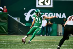 American kicker Michael Hughes re-signs with Saskatchewan Roughriders