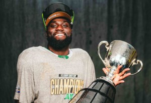 'The Alouettes couldn’t do it, but I’ll do it': Riders' Samuel Emilus plans to eat poutine out of Grey Cup in Montreal