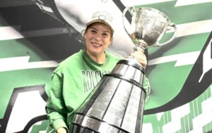 'I feel so privileged': Grey Cup win career highlight for Saskatchewan Roughriders communications director Arielle Zerr