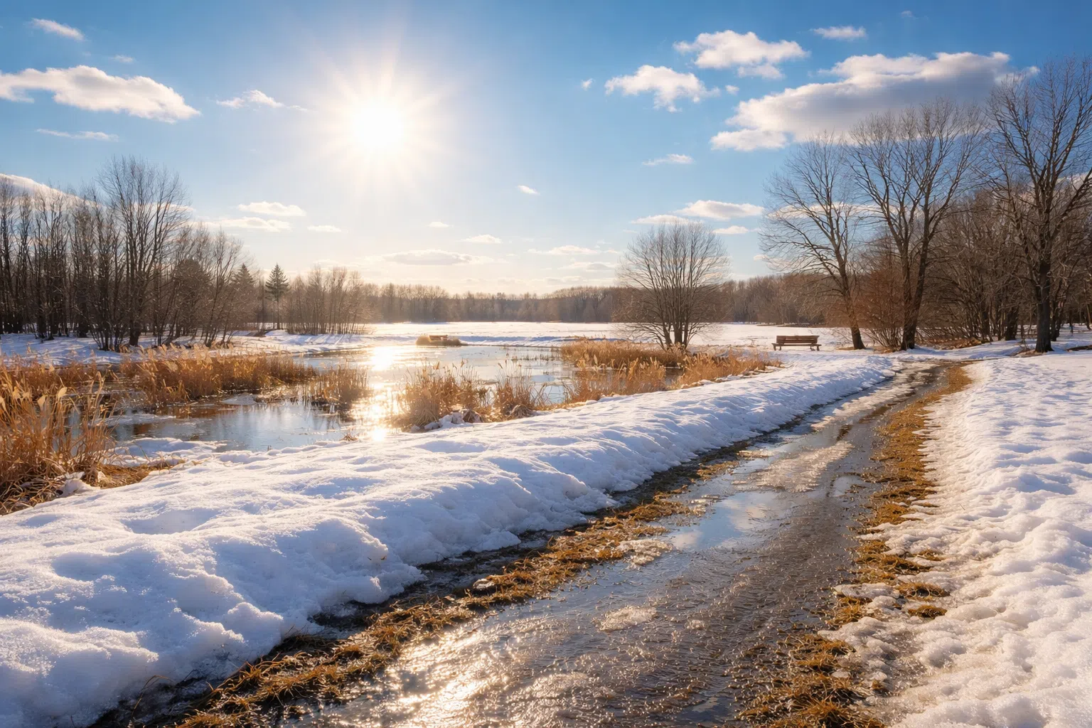 February Showing Off On The Prairies