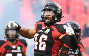 Global linebacker Tyron Vrede signs with Saskatchewan Roughriders