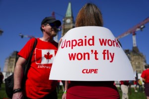 Ottawa needs more data to probe claims of unpaid work at airlines: minister