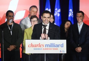 Quebec Liberal Party welcomes new leader Charles Milliard