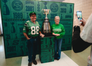 Roughriders’ Grey Cup tour brings championship trophy across Saskatchewan
