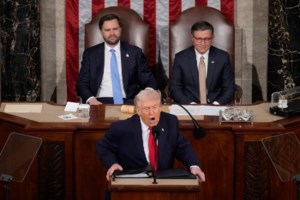 Trump defends controversial policies, tariffs in State of the Union