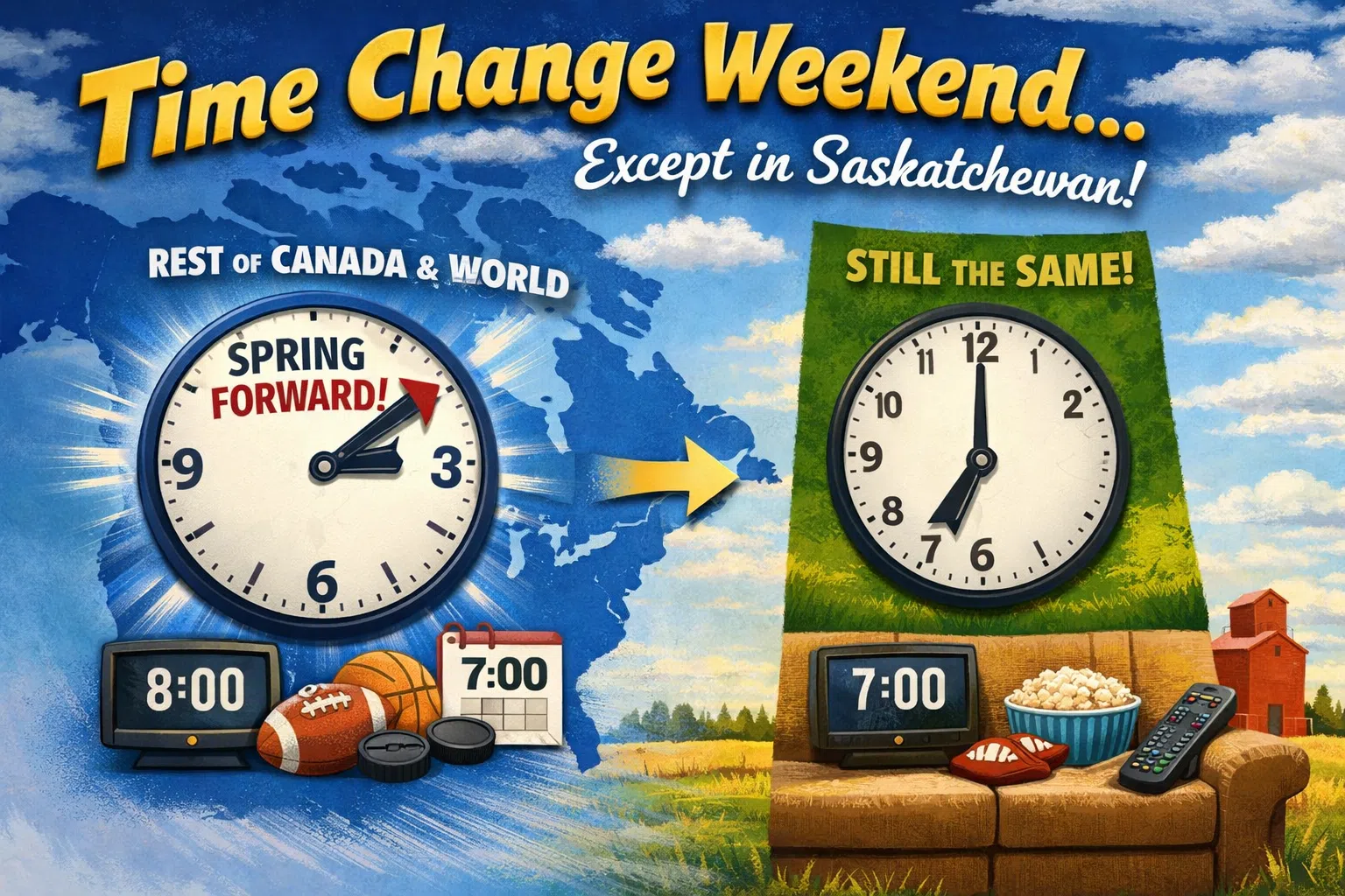 Time Change Weekend… Even When You Don’t Change The Clock!