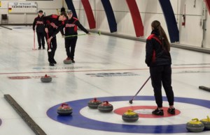 High school regional curling draws crowds to Unity