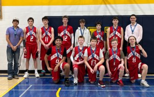 CCS junior boys basketball team comes close, second at districts
