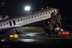 Air Canada plane crashes with rescue vehicle at New York’s LaGuardia Airport