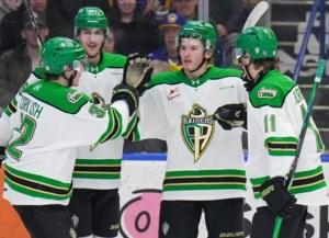 Prince Albert Raiders take stranglehold on WHL Eastern Conference semi after Game 3 win over Saskatoon Blades