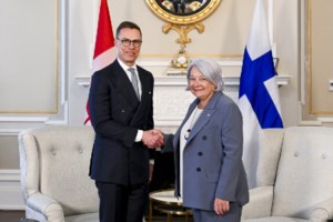 Finnish president talks diplomacy in visit to Ottawa