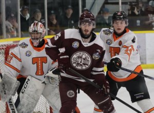 Flin Flon Bombers strike first over Yorkton Terriers in heated SJHL Canterra Seeds Cup opener