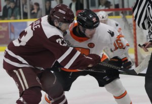 Charlie Tritt’s shutout lifts Flin Flon Bombers to 2–0 series edge over Yorkton in SJHL Canterra Seeds Cup