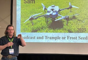 Cattle producer uses drones to seed pastures