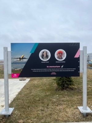 Montreal airport installs memorial to Air Canada pilots who died in LaGuardia crash