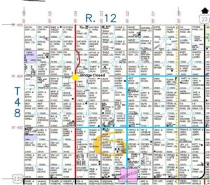 Bridge closed amid runoff, ice in northeast Sask RM